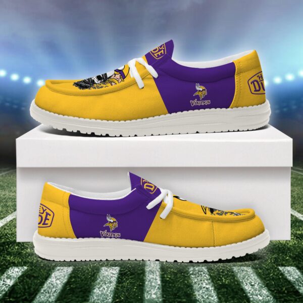 Tubopro Minnesota Vikings Personalized Hey Dude Shoes For Men And Women - Image 4
