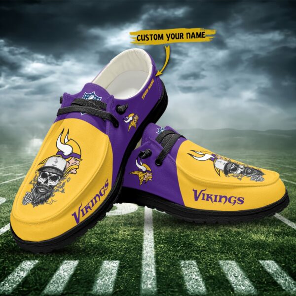 Tubopro Minnesota Vikings Personalized Hey Dude Shoes For Men And Women - Image 4