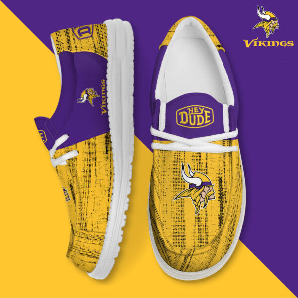 Tubopro Minnesota Vikings Personalized Hey Dude Shoes For Men And Women