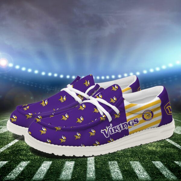 Tubopro Minnesota Vikings Personalized Hey Dude Shoes For Men And Women - Image 3