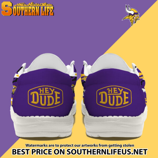 Tubopro Minnesota Vikings Personalized Hey Dude Shoes For Men And Women - Image 3