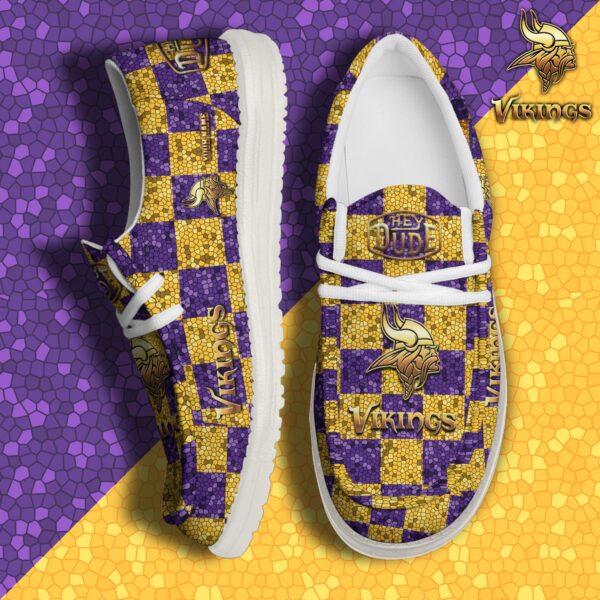 Tubopro Minnesota Vikings Personalized Hey Dude Shoes For Men And Women