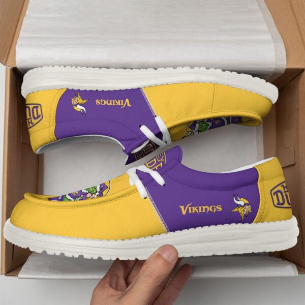 Tubopro Minnesota Vikings Personalized Hey Dude Shoes For Men And Women - Image 3