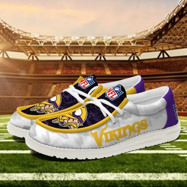 Tubopro Minnesota Vikings Personalized Hey Dude Shoes For Men And Women