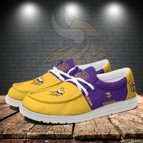 Tubopro Minnesota Vikings Personalized Hey Dude Shoes For Men And Women - Image 3