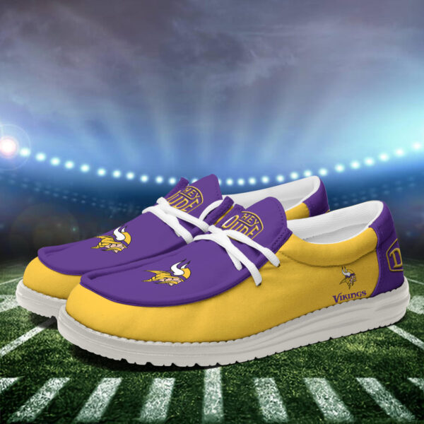 Tubopro Minnesota Vikings Personalized Hey Dude Shoes For Men And Women - Image 3