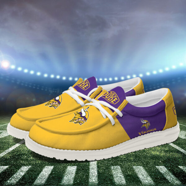 Tubopro Minnesota Vikings Personalized Hey Dude Shoes For Men And Women - Image 3