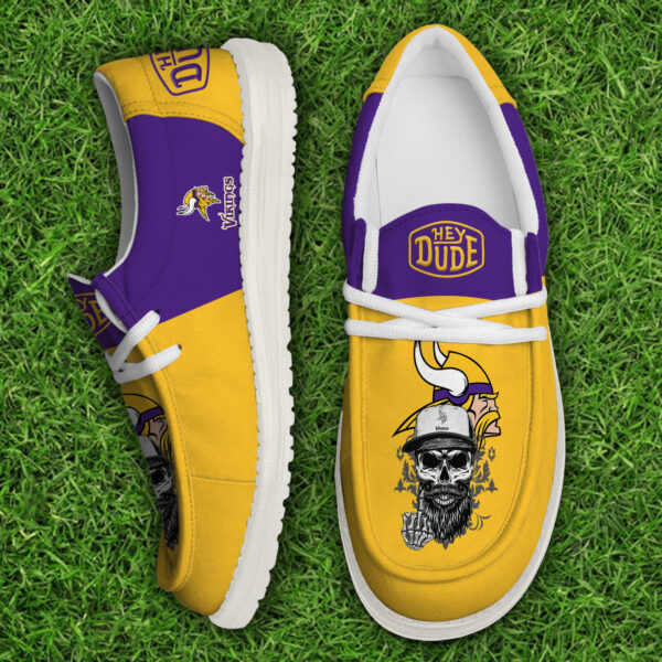 Tubopro Minnesota Vikings Personalized Hey Dude Shoes For Men And Women