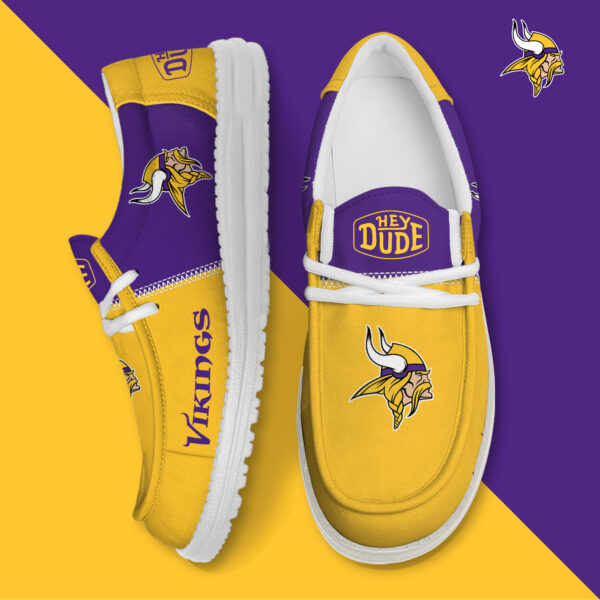 Tubopro Minnesota Vikings Personalized Hey Dude Shoes For Men And Women