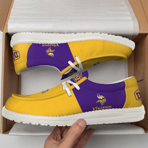 Tubopro Minnesota Vikings Personalized Hey Dude Shoes For Men And Women - Image 2