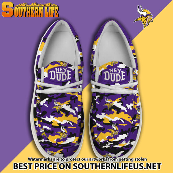 Tubopro Minnesota Vikings Personalized Hey Dude Shoes For Men And Women