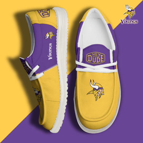 Tubopro Minnesota Vikings Personalized Hey Dude Shoes For Men And Women