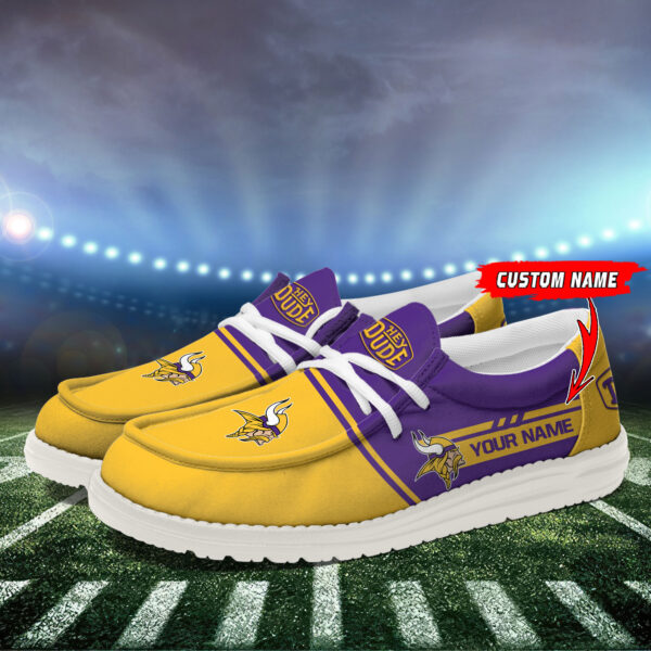 Tubopro Minnesota Vikings Personalized Hey Dude Shoes For Men And Women - Image 3