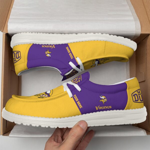 Tubopro Minnesota Vikings Personalized Hey Dude Shoes For Men And Women - Image 2
