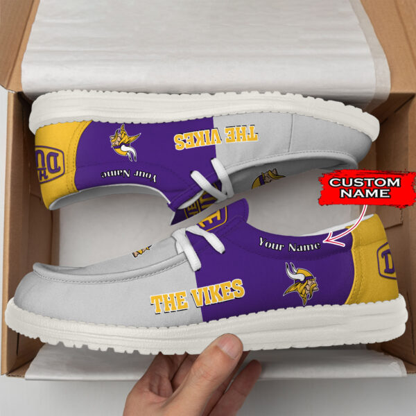 Tubopro Minnesota Vikings Personalized Hey Dude Shoes For Men And Women - Image 2