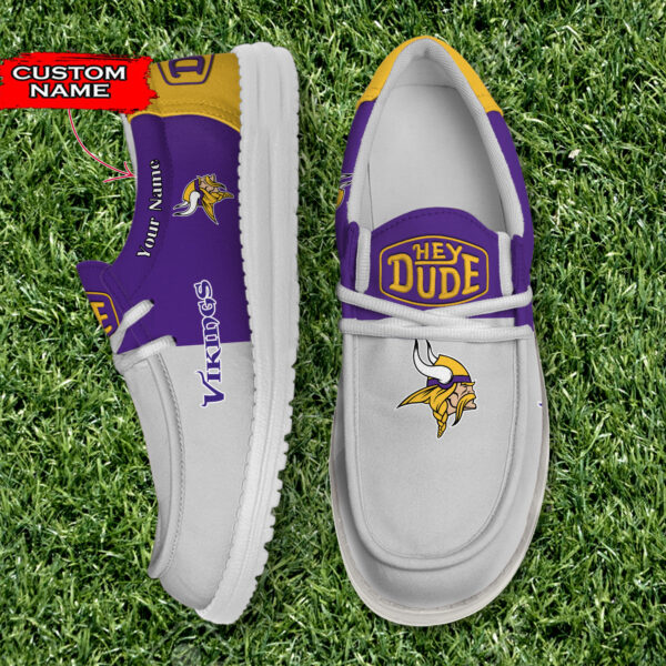 Tubopro Minnesota Vikings Personalized Hey Dude Shoes For Men And Women
