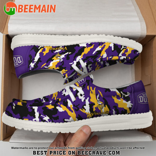 Tubopro Minnesota Vikings Personalized Hey Dude Shoes For Men And Women - Image 4