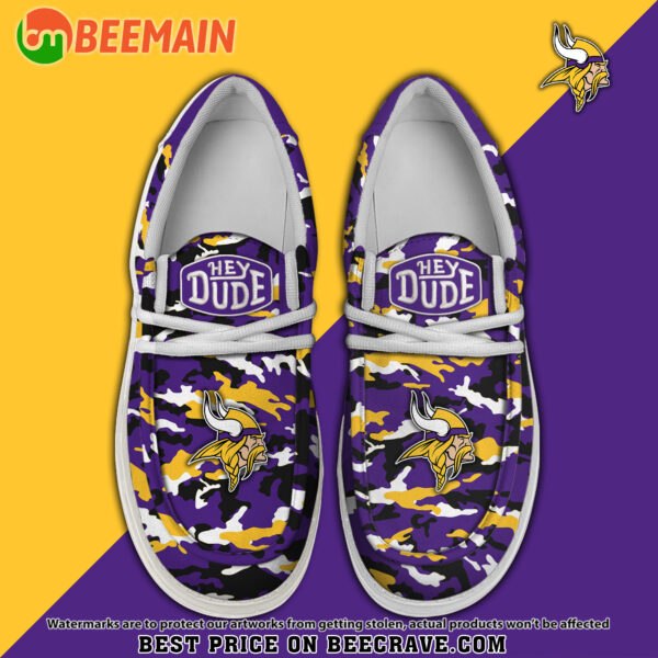 Tubopro Minnesota Vikings Personalized Hey Dude Shoes For Men And Women