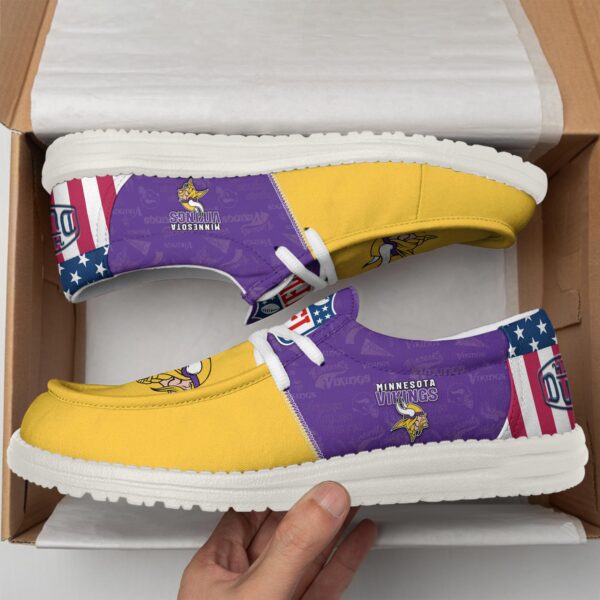 Tubopro Minnesota Vikings Personalized Hey Dude Shoes For Men And Women - Image 2