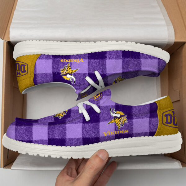 Tubopro Minnesota Vikings Personalized Hey Dude Shoes For Men And Women - Image 5