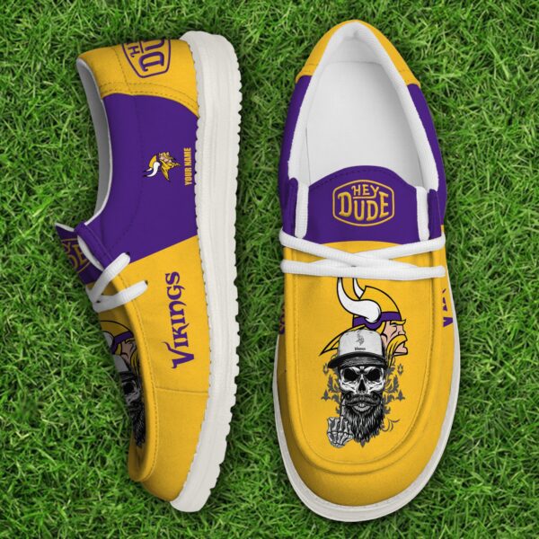 Tubopro Minnesota Vikings Personalized Hey Dude Shoes For Men And Women