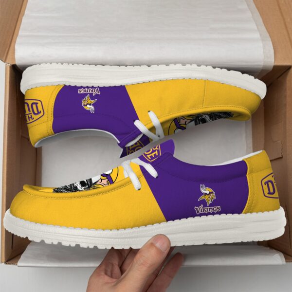 Tubopro Minnesota Vikings Personalized Hey Dude Shoes For Men And Women - Image 3