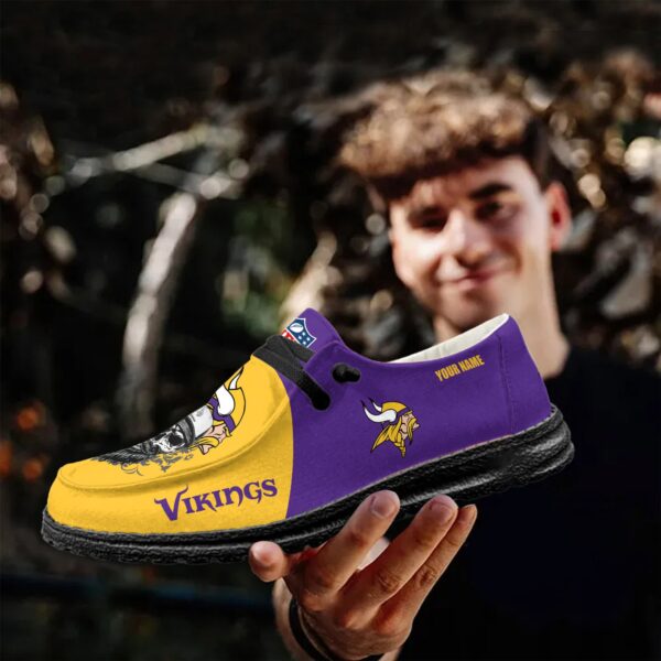 Tubopro Minnesota Vikings Personalized Hey Dude Shoes For Men And Women - Image 6