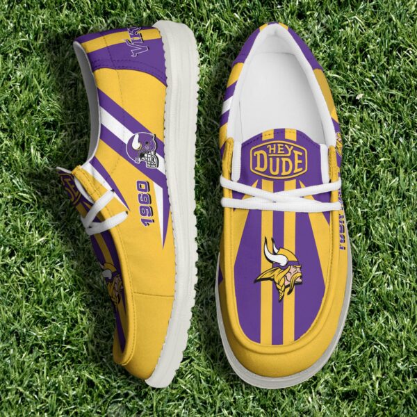 Tubopro Minnesota Vikings Personalized Hey Dude Shoes For Men And Women