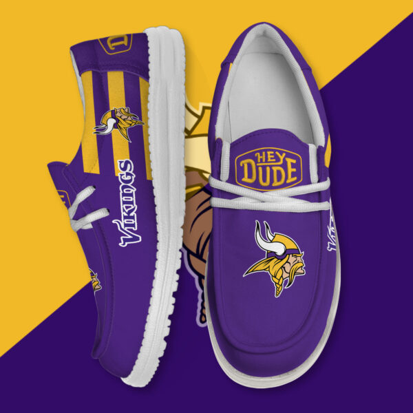 Tubopro Minnesota Vikings Personalized Hey Dude Shoes For Men And Women