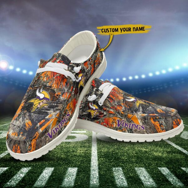 Tubopro Minnesota Vikings Personalized Hey Dude Shoes For Men And Women