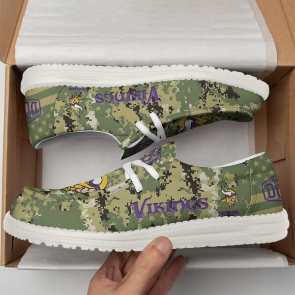 Tubopro Minnesota Vikings Personalized Hey Dude Shoes For Men And Women - Image 2