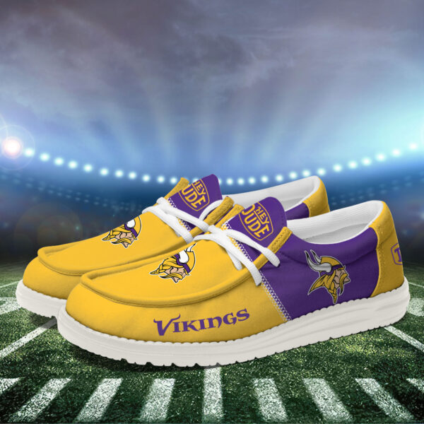 Tubopro Minnesota Vikings Personalized Hey Dude Shoes For Men And Women - Image 3