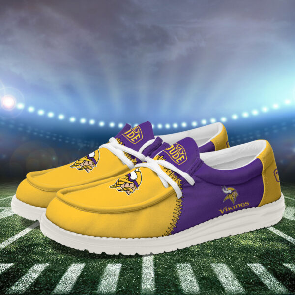 Tubopro Minnesota Vikings Personalized Hey Dude Shoes For Men And Women - Image 3