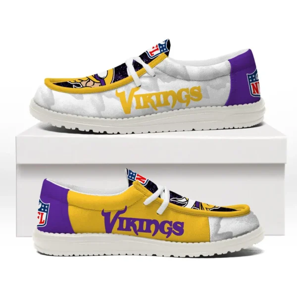Tubopro Minnesota Vikings Personalized Hey Dude Shoes For Men And Women - Image 2