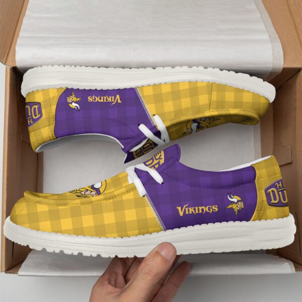 Tubopro Minnesota Vikings Personalized Hey Dude Shoes For Men And Women - Image 3