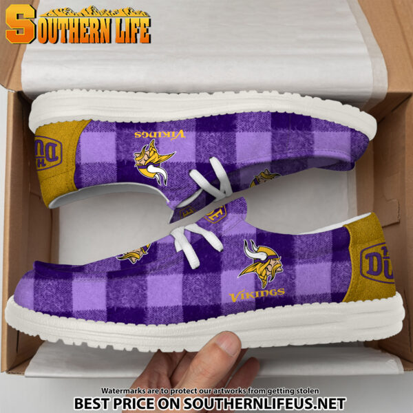Tubopro Minnesota Vikings Personalized Hey Dude Shoes For Men And Women - Image 4