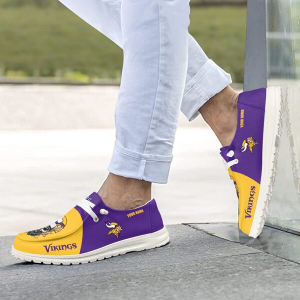 Tubopro Minnesota Vikings Personalized Hey Dude Shoes For Men And Women - Image 7