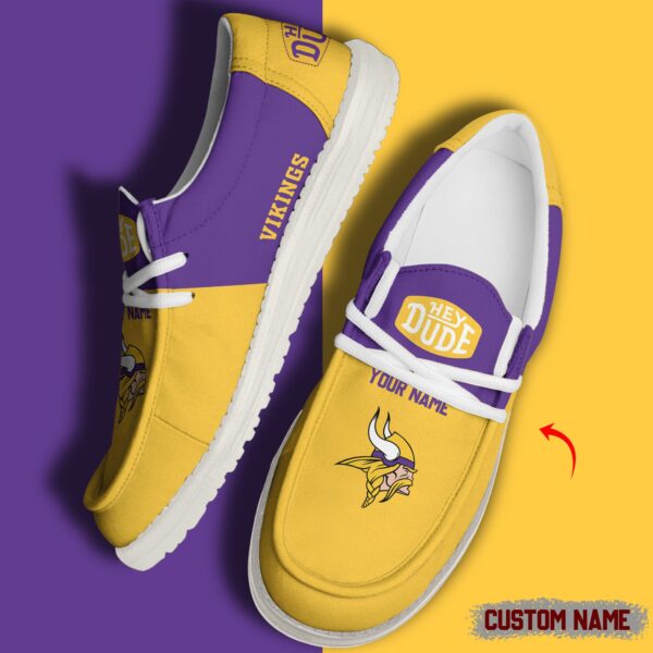 Tubopro Minnesota Vikings Personalized Hey Dude Shoes For Men And Women