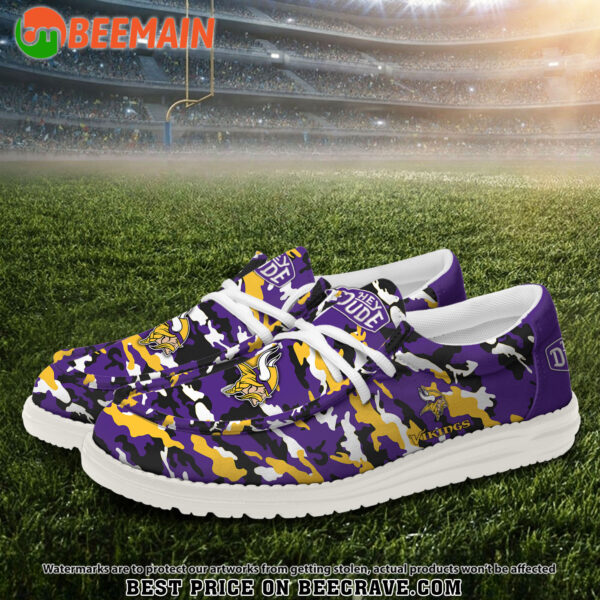 Tubopro Minnesota Vikings Personalized Hey Dude Shoes For Men And Women - Image 2