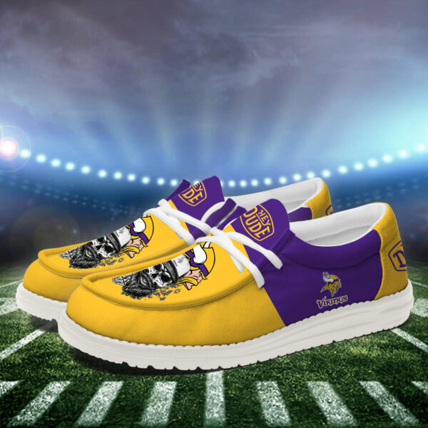 Tubopro Minnesota Vikings Personalized Hey Dude Shoes For Men And Women - Image 2