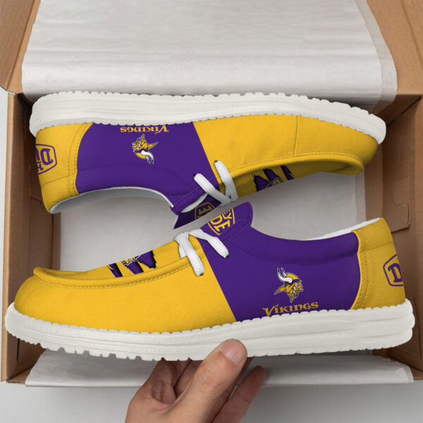 Tubopro Minnesota Vikings Personalized Hey Dude Shoes For Men And Women - Image 4