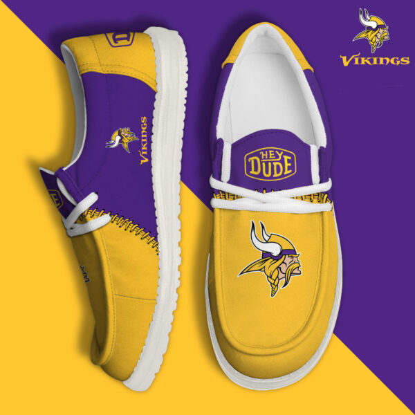 Tubopro Minnesota Vikings Personalized Hey Dude Shoes For Men And Women