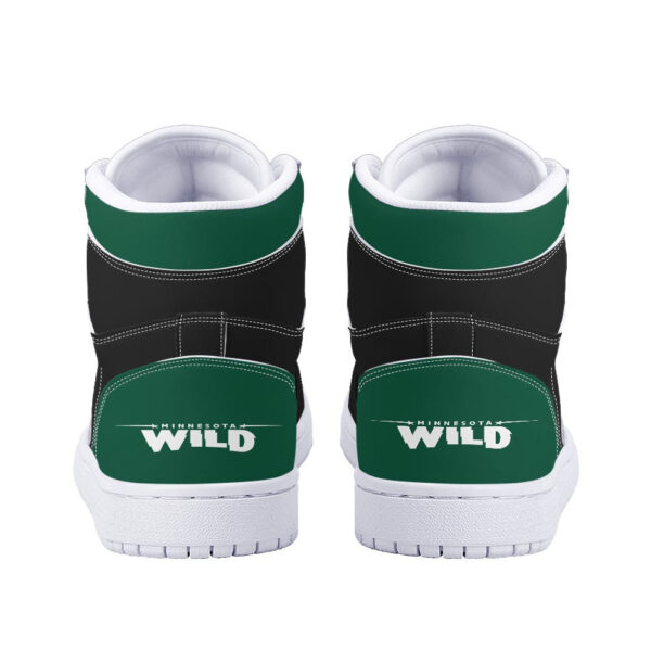 Tubopro Minnesota Wild AJ1 High Sneakers Shoes For Men And Women - Image 4