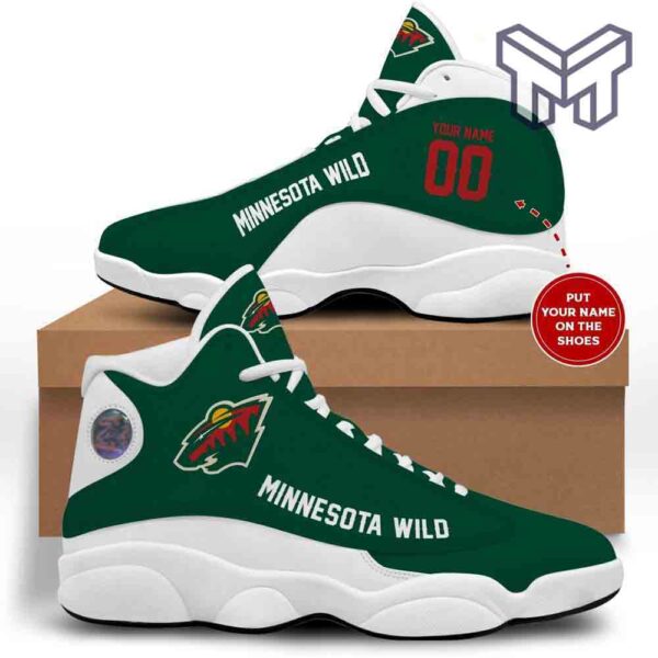Tubopro Minnesota Wild AJ13 Sneakers Shoes For Men And Women