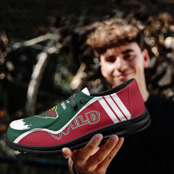 Tubopro Minnesota Wild Hey Dude Shoes For Men And Women - Image 4