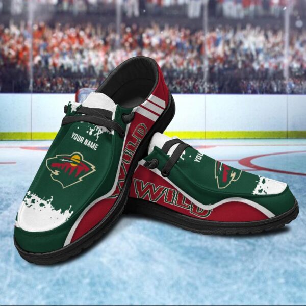 Tubopro Minnesota Wild Hey Dude Shoes For Men And Women - Image 2
