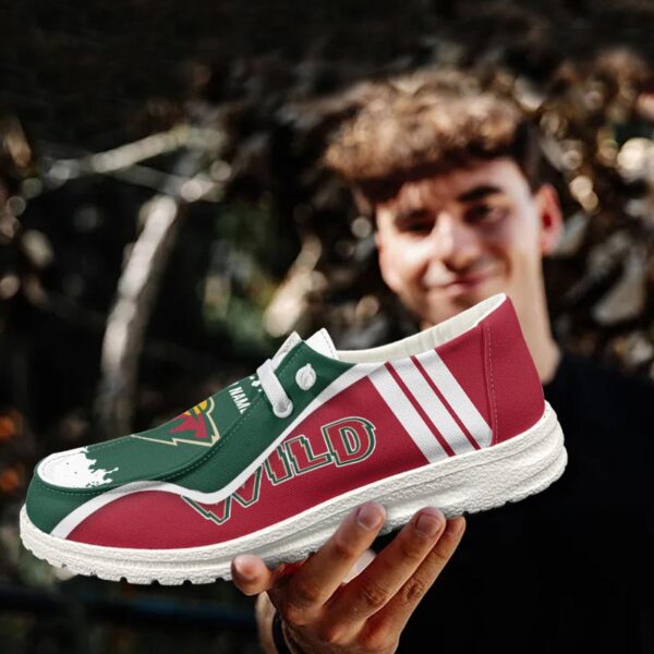 Tubopro Minnesota Wild Hey Dude Shoes For Men And Women - Image 3