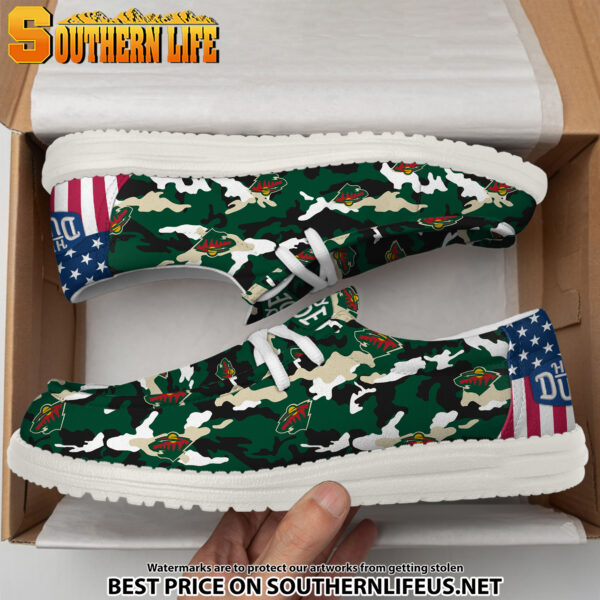 Tubopro Minnesota Wild Personalized Hey Dude Shoes For Men And Women - Image 4