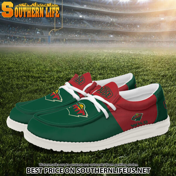 Tubopro Minnesota Wild Personalized Hey Dude Shoes For Men And Women - Image 2