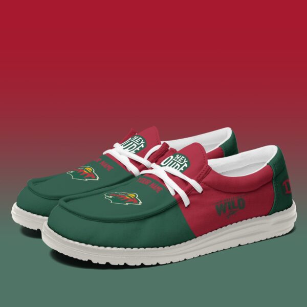 Tubopro Minnesota Wild Personalized Hey Dude Shoes For Men And Women - Image 2